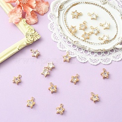 20 шт. подвески из сплава прозрачного кубического циркония&nbsp;FIND-YW0008-27