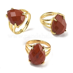 Anneaux ouverts de manchette en laiton&nbsp;RJEW-D347-04G