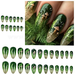 1 Set künstliche Fingernägel zum Aufkleben (vollflächige Kunststoffabdeckung)&nbsp;MRMJ-CP0001-69