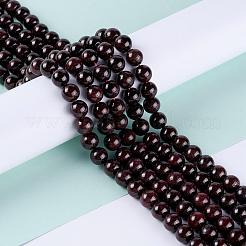 Круглые бусины пряди гранат природный&nbsp;G-D751-10mm