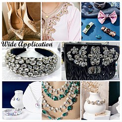 Cuce sul rhinestone&nbsp;RGLA-T034-6x12mm-23