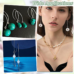 50 шт. крючки для сережек из нержавеющей стали 304&nbsp;STAS-ME0001-51P