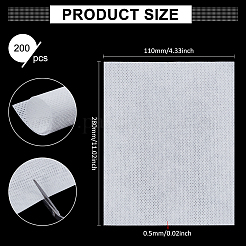 Saugfähige und schmutzabweisende Einwegtücher aus Polyester&nbsp;AJEW-WH0314-707