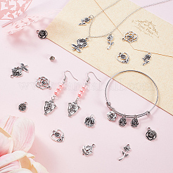 140шт 14 стиля подвески из сплава в тибетском стиле&nbsp;TIBE-GA0001-03AS