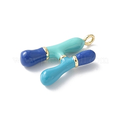 Colgantes de esmalte de latón&nbsp;KK-E093-03G-H-02