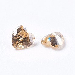 Cabochons pointed back zirconi&nbsp;ZIRC-WH0001-C02