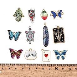 Pendentifs d'émail en alliage&nbsp;ENAM-XCP0001-50-1