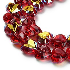 Гальванизируйте прозрачное стекло бисер нитей&nbsp;EGLA-B012-AB03