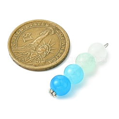 4 colgante de cuentas de vidrio de 4 colores.&nbsp;PALLOY-JF02813