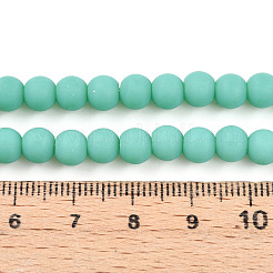 Непрозрачное стекло бисер нитей&nbsp;LS-GLAA-T032-P6mm-MD12