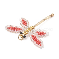 Подвески в виде стрекоз из стеклянных бусин&nbsp;PALLOY-MZ00983