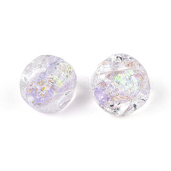 Ручной работы бусины фольги&nbsp;FOIL-T007-02E