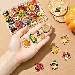 40 шт. 20 стиля подвески из цинкового сплава с эмалью на День благодарения&nbsp;FIND-CJ0004-82