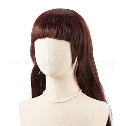 Ordnen Sie eine natürliche Perlenkette aus Reisperlen für Frauen&nbsp;NJEW-JN03958