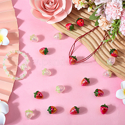 30 шт. подвески из непрозрачного акрила с гальваническим покрытием 2 цветов&nbsp;PACR-SC0001-09