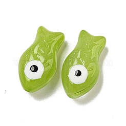 Прозрачные стеклянные бусины ручной работы&nbsp;GLAA-N0028-03J