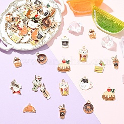 48шт 12 стиля экологически чистые подвески из цинкового сплава&nbsp;ENAM-YW0009-91