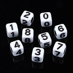 Непрозрачные акриловые бусины&nbsp;SACR-S273-42