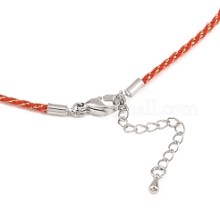 Fabrication de colliers en cordon tressé en nylon de 2 mm&nbsp;MAK-A019-02P-21