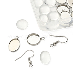 Набор для изготовления сережек с подвесками с пустым куполом своими руками&nbsp;DIY-YW0002-03