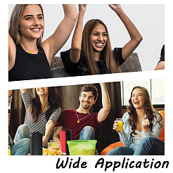 48 шт. бейсбольный сплав желтая эмаль подвеска кабель цепь ожерелья для женщин мужчин&nbsp;NJEW-DR0001-16