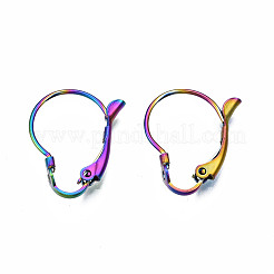 304 elementi per orecchini a leva in acciaio inossidabile&nbsp;LS-STAS-N098-003