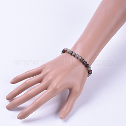 Pulseras elásticas de piedra natural&nbsp;BJEW-JB04557-02