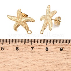 Boucles d'oreilles à tige en acier inoxydable 304&nbsp;STAS-D391-03B-G