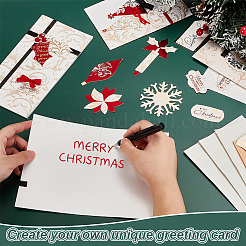 DIY-Set zum Basteln von Weihnachtsgrußkarten aus Papier&nbsp;AJEW-WH0348-526A