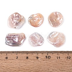 Perles de perles de keshi baroques naturelles&nbsp;PEAR-S020-R07B