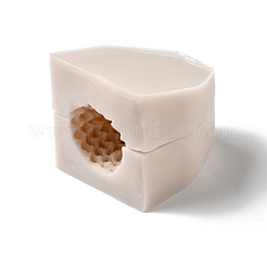 3d arbre de noël bricolage bougie deux parties moules en silicone&nbsp;CAND-B002-03