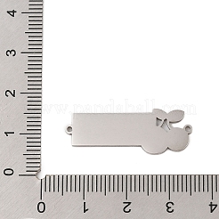 Подвески-коннекторы из нержавеющей стали 304 с красной эмалью&nbsp;STAS-P377-15P