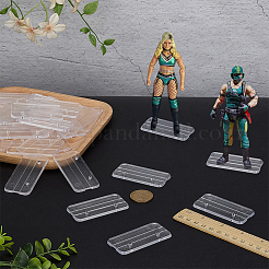 Acryl-Ausstellungspodeste für Actionfiguren&nbsp;LS-ODIS-WH0038-233A