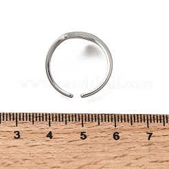 Offene Manschettenringe aus Edelstahl 304&nbsp;RJEW-T034-03P