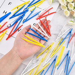 80 pinzetta di plastica bicolore per strumento fai da te&nbsp;TOOL-GF0002-89