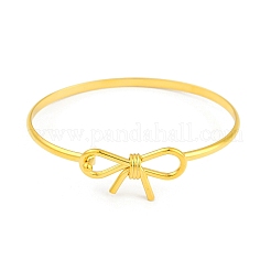 Регулируемые латунные браслеты-банты для женщин&nbsp;BJEW-Z074-01G