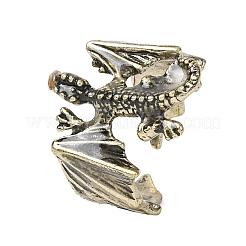 Светящееся в темноте латунное открытое кольцо-манжета&nbsp;PW-WG90626-03