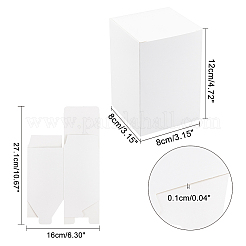 Складная творческая коробка крафт-бумаги&nbsp;LS-CON-WH0062-05B
