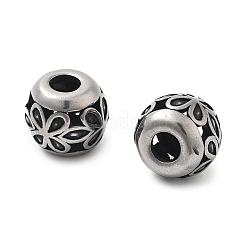 Европейские бусины из нержавеющей стали 304&nbsp;STAS-V008-47AS