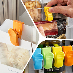 4 clip de plástico para revestimiento de refrigerador&nbsp;AJEW-CP0011-52A