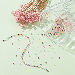 182 г 14-х цветных прозрачных 8/0-х стеклянных бусин&nbsp;SEED-YW0002-44