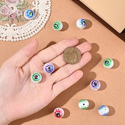 10 шт. напечатанные акриловые бусины&nbsp;OACR-YW0005-02