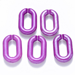 Opake Acryl Verknüpfung Ringe&nbsp;X-OACR-S036-006A-H04