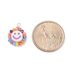 Подвески из гальванических бусин&nbsp;PALLOY-JF01374