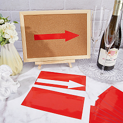 ПВХ самоклеющиеся наклейки со стрелками&nbsp;DIY-CP0013-44B