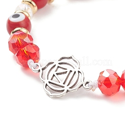 Ensemble de bracelets à maillons en alliage d'argent antique&nbsp;BJEW-JB08883