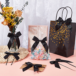 Полиэстеровый бант для упаковки подарочных коробок&nbsp;DIY-WH0899-483B