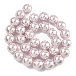 Perles de perles de coquille galvanoplastie&nbsp;BSHE-G041-12mm-06