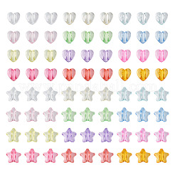 480шт 24 стиля прозрачные акриловые бусины&nbsp;MACR-TA0001-41