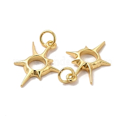 Placage en rack pendentifs en laiton écologiques&nbsp;KK-A177-23G-A